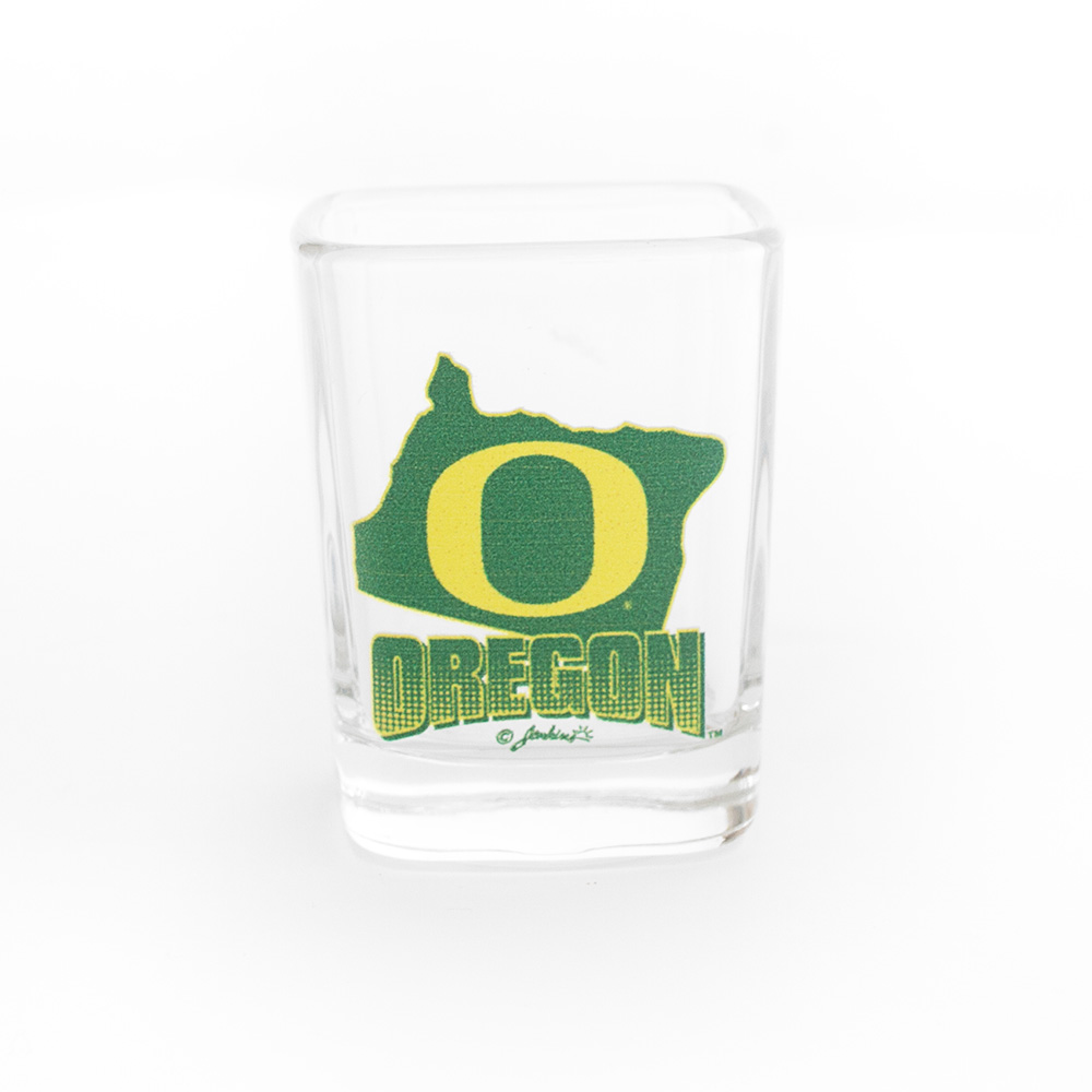Classic Oregon O, Green, Shots & Pints, Home & Auto, Jenkins, 1 ounce, Square, 787300